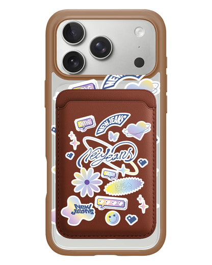 iPhone Magnetic Wallet Case - New Jeans OMG 2.0