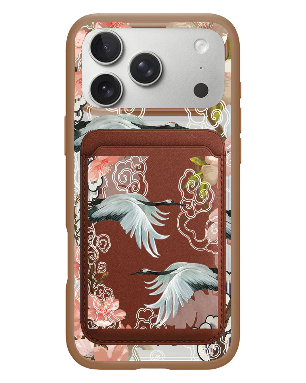 iPhone Magnetic Wallet Case - Oil Painting Birds