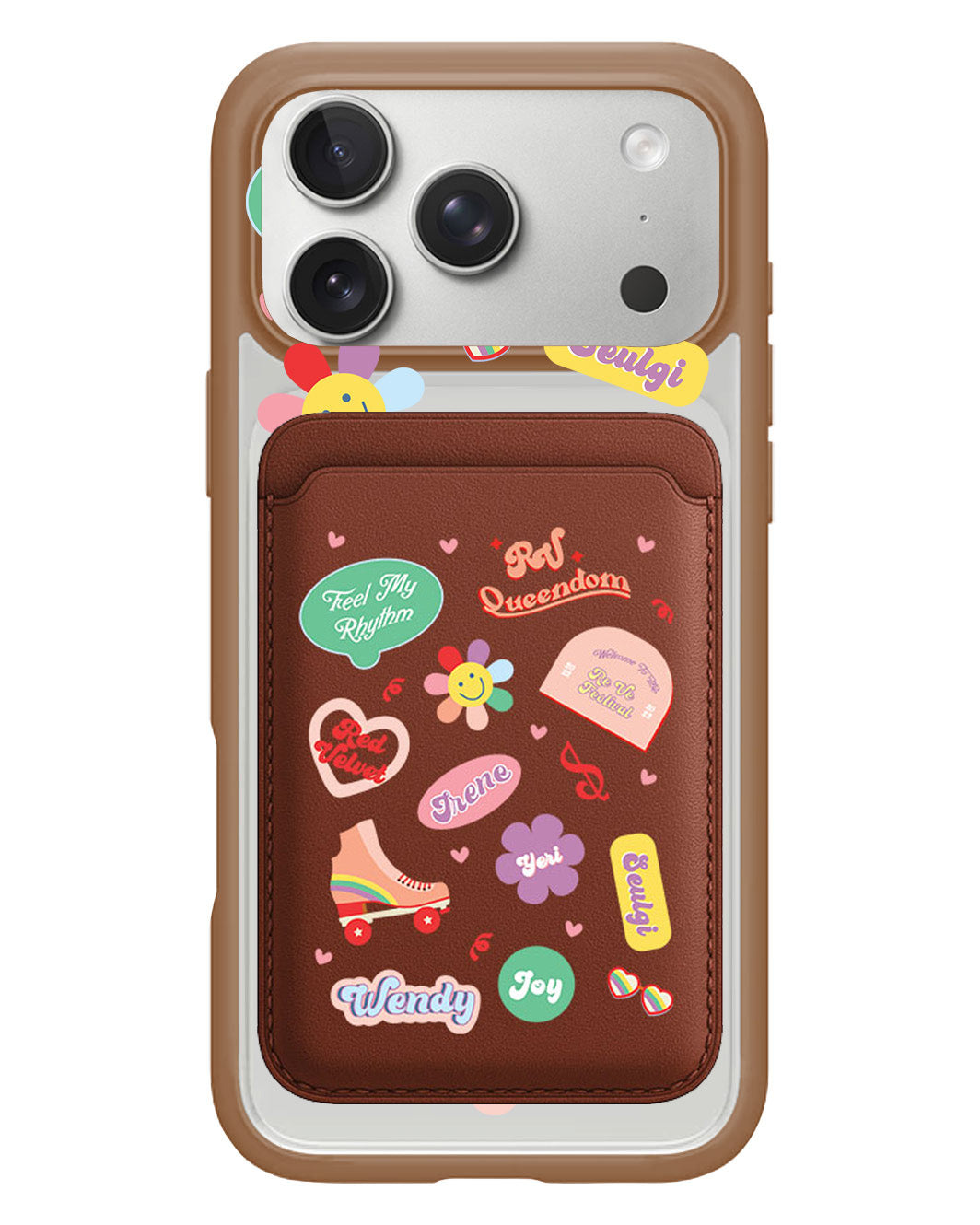 iPhone Magnetic Wallet Case - Red Velvet Sticker Pack
