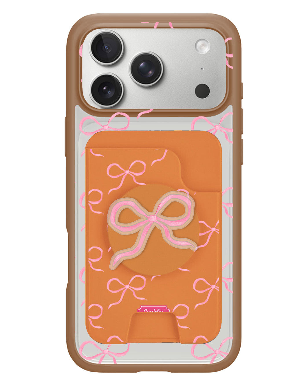 iPhone Magpop Wallet - Coquette Pink Bow