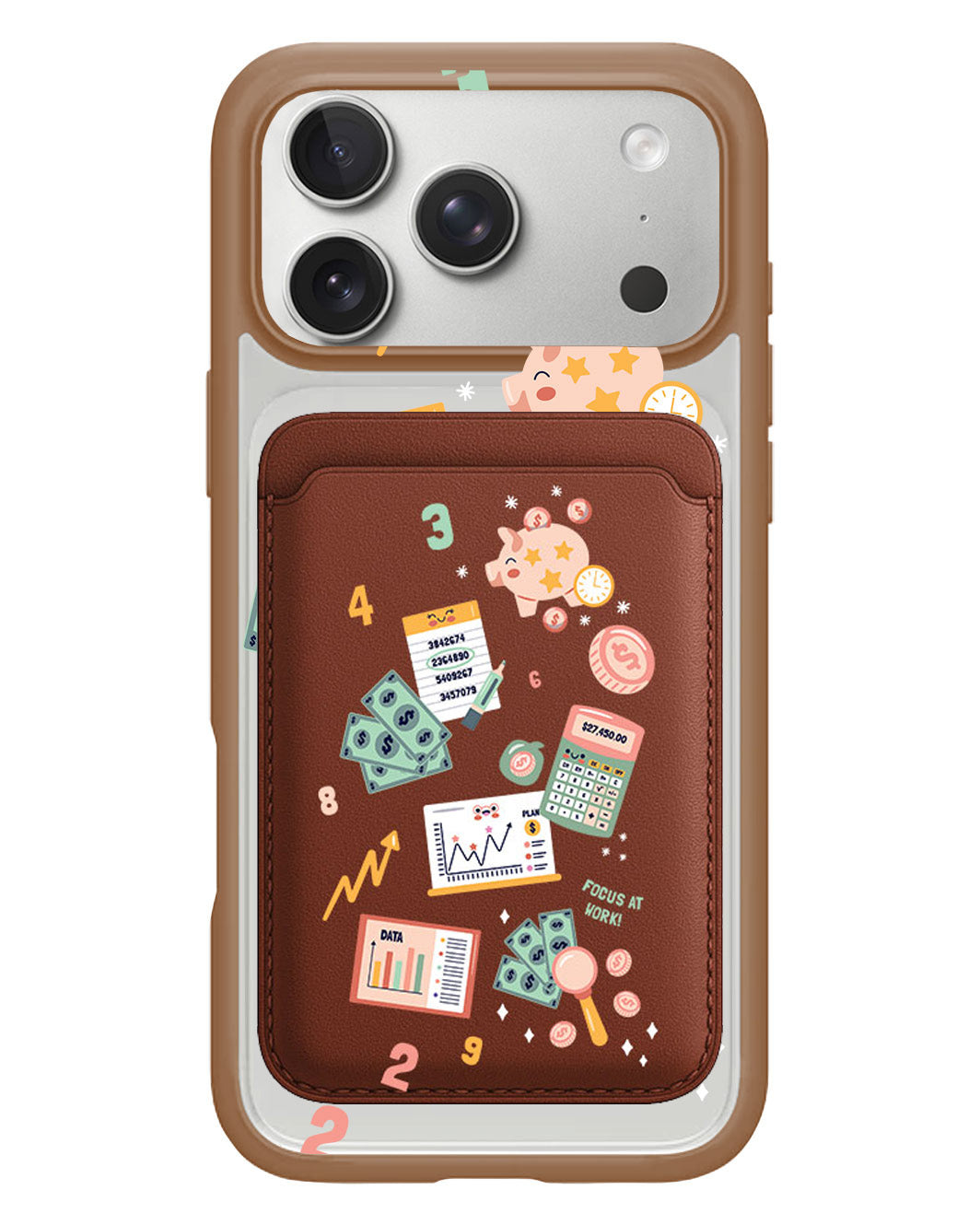 iPhone Magnetic Wallet Case - Finance
