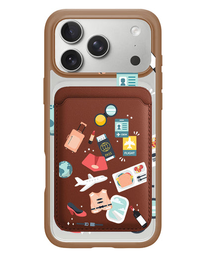iPhone Magnetic Wallet Case - Stewardess