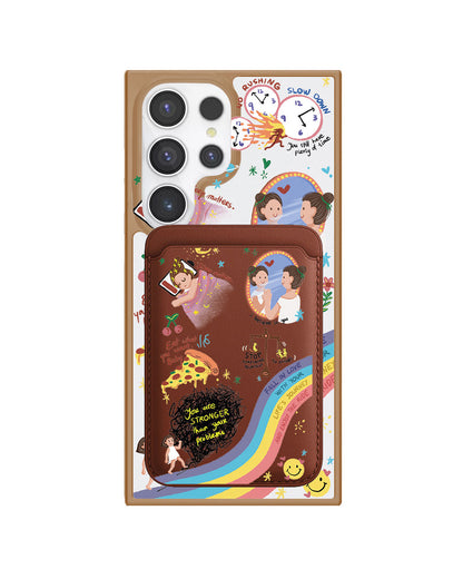 Android Magnetic Wallet Case - Self Love 2.0