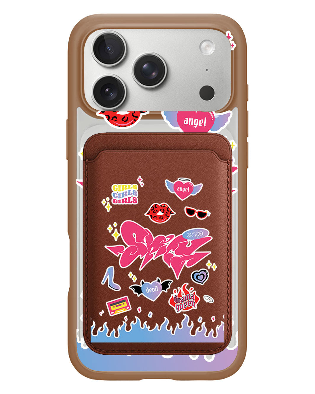 iPhone Magnetic Wallet Case - Aespa Spicy
