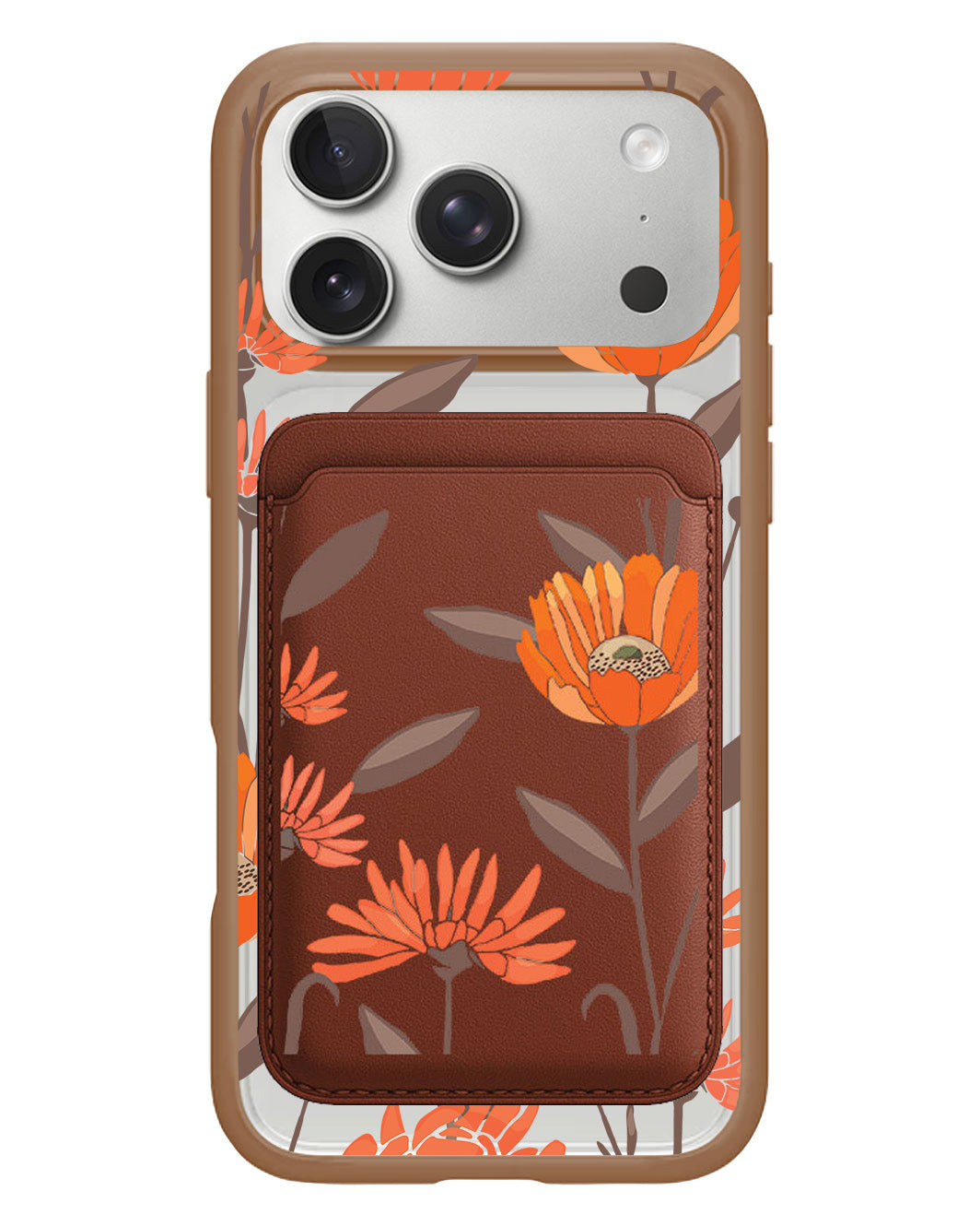 iPhone Magnetic Wallet Case - November Marigold