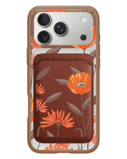 iPhone Magnetic Wallet Case - November Marigold