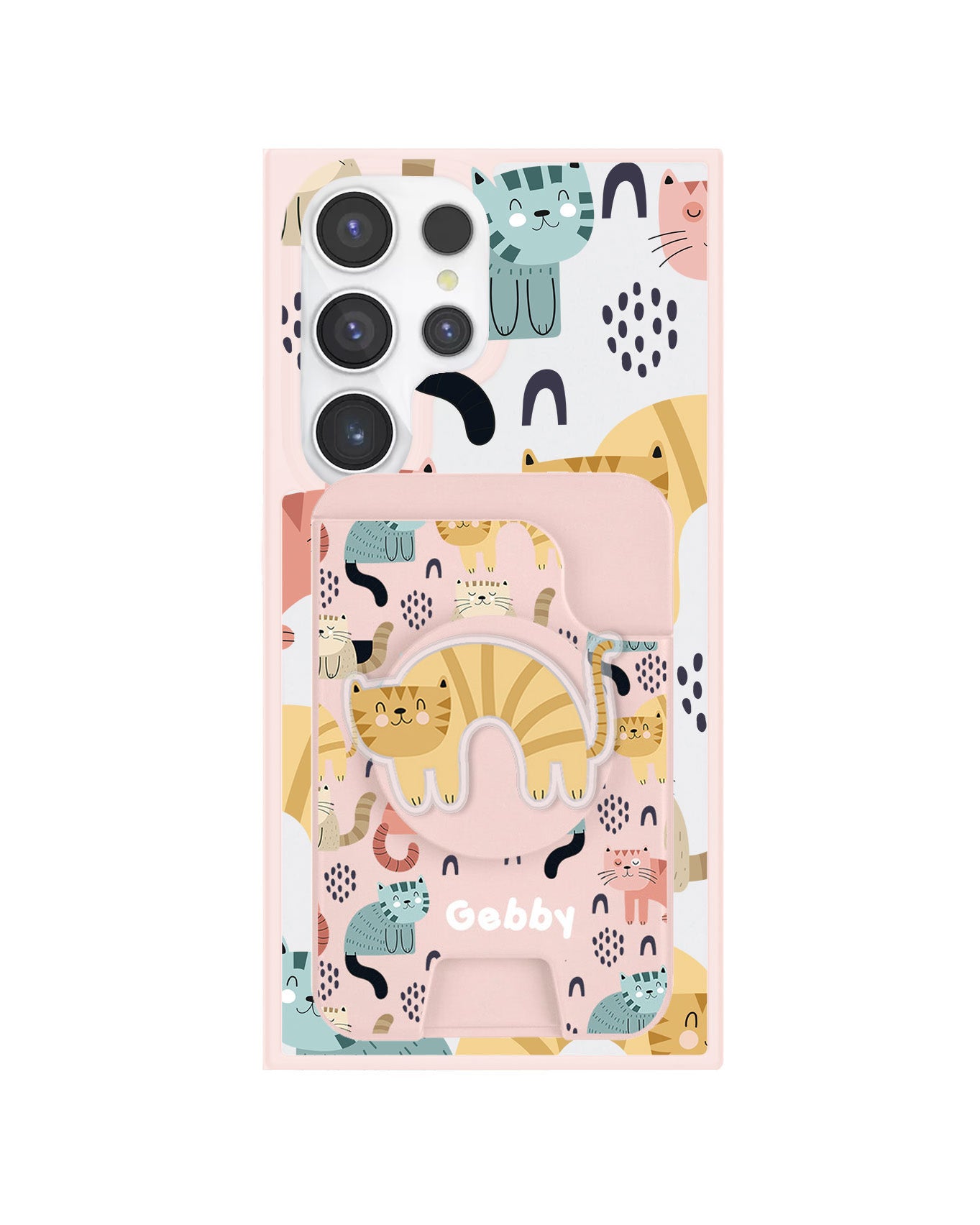 Android Magpop Wallet - Rainbow Meow