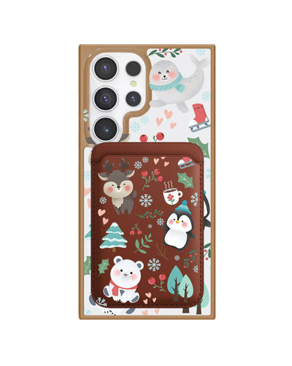 Android Magnetic Wallet Case - Winter