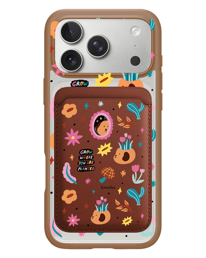 iPhone Magnetic Wallet Case - Grow And Bloom