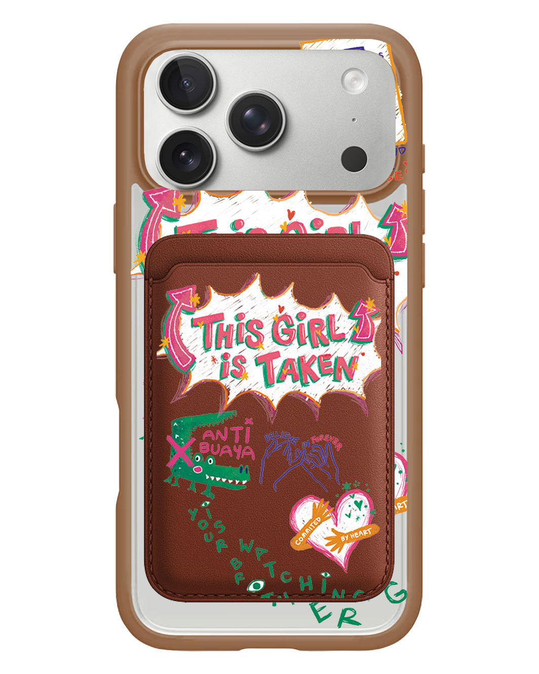 iPhone Magnetic Wallet Case - Pelakor Proof (For Her)