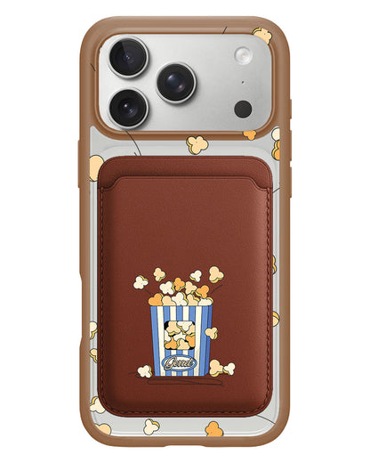 iPhone Magnetic Wallet Case - Popcorn
