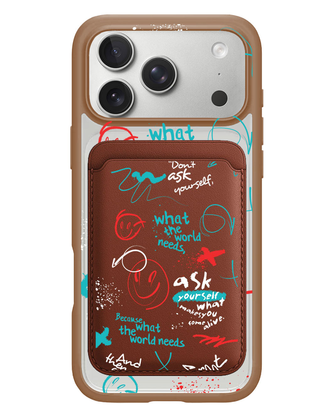 iPhone Magnetic Wallet Case - Graffiti 2.0