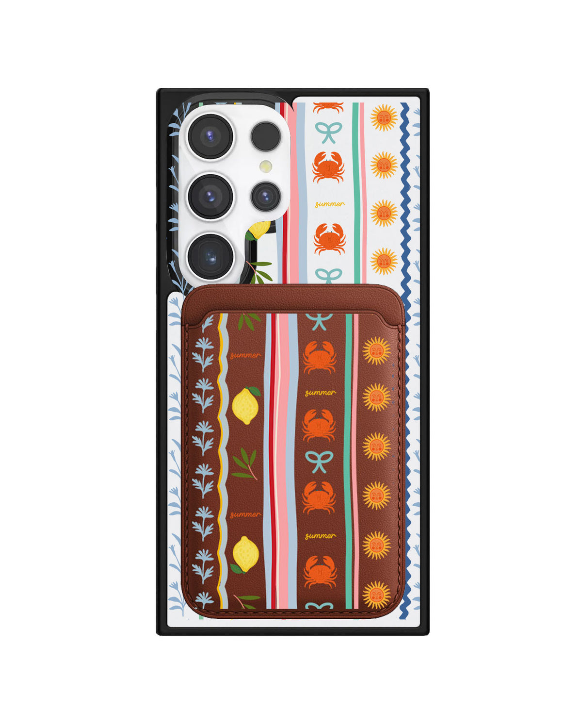 Android Magnetic Wallet Case - Seaside Opulence 2.0