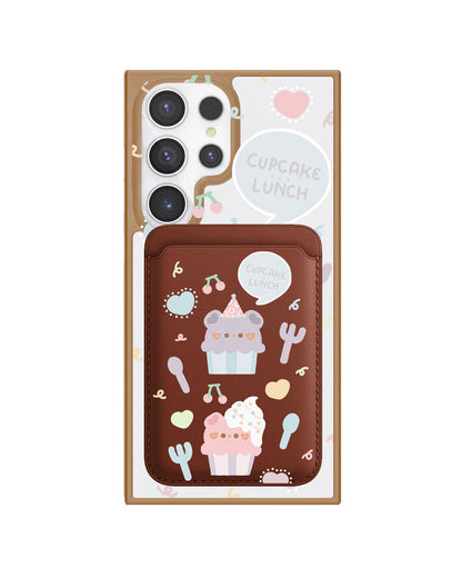 Android Magnetic Wallet Case - Cupcake
