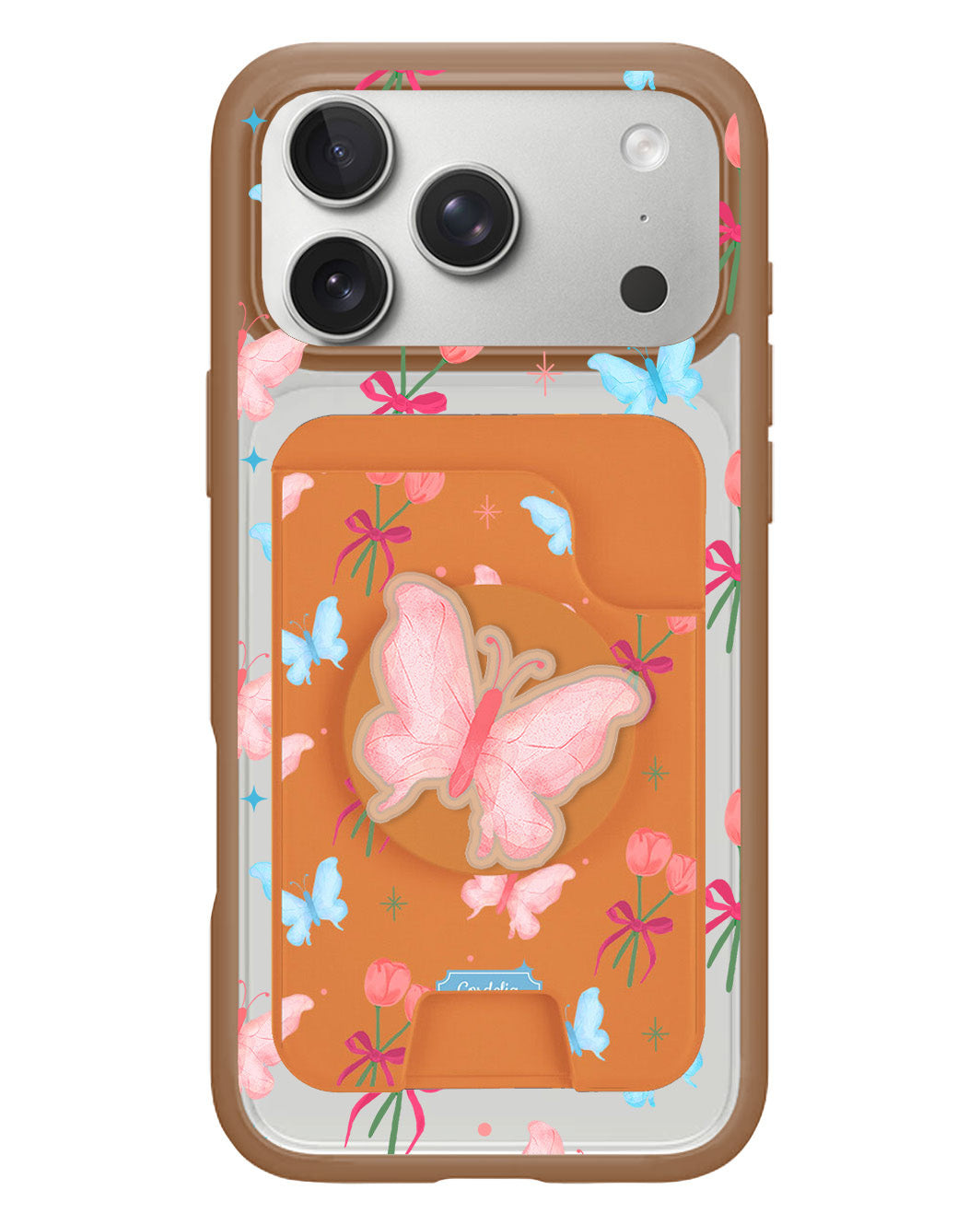 iPhone Magpop Wallet - Coquette Butterfly