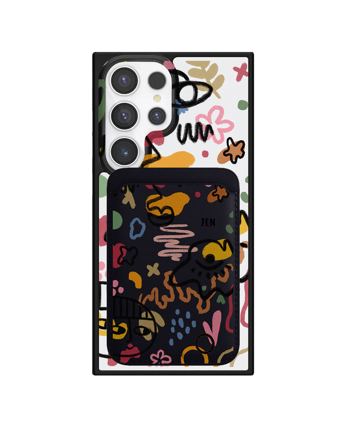 Android Magnetic Wallet Case - Abstract 3.0