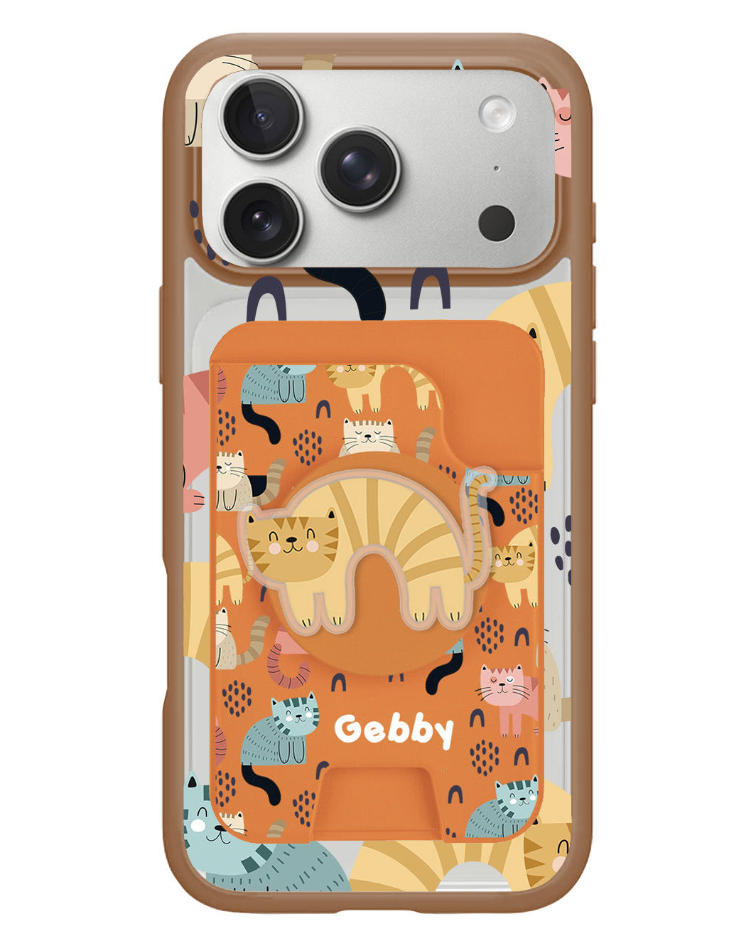 iPhone Magpop Wallet - Rainbow Meow
