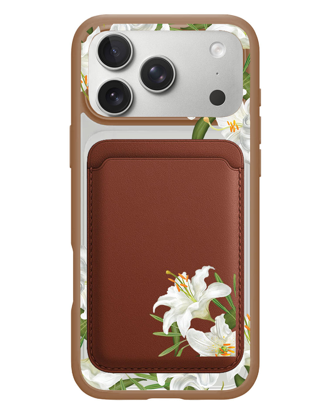 iPhone Magnetic Wallet Case - May Lily Of The Valley