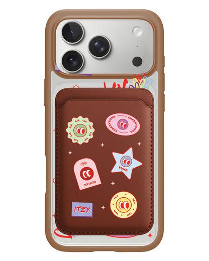 iPhone Magnetic Wallet Case - Itzy Sticker Pack