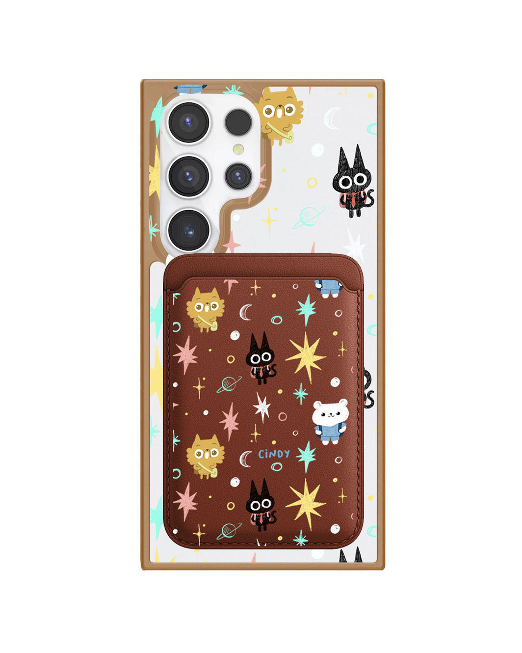 Android Magnetic Wallet Case - Backpack Traveller