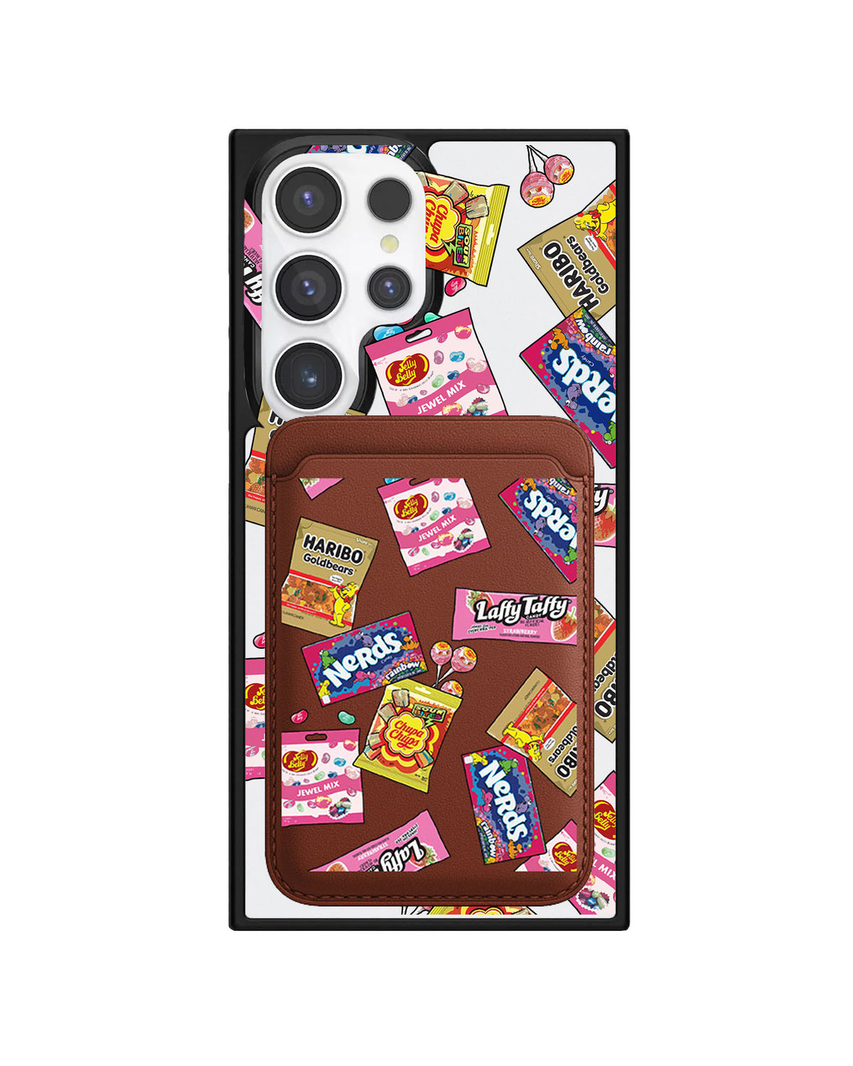 Android Magnetic Wallet Case - Sweets And Gummies