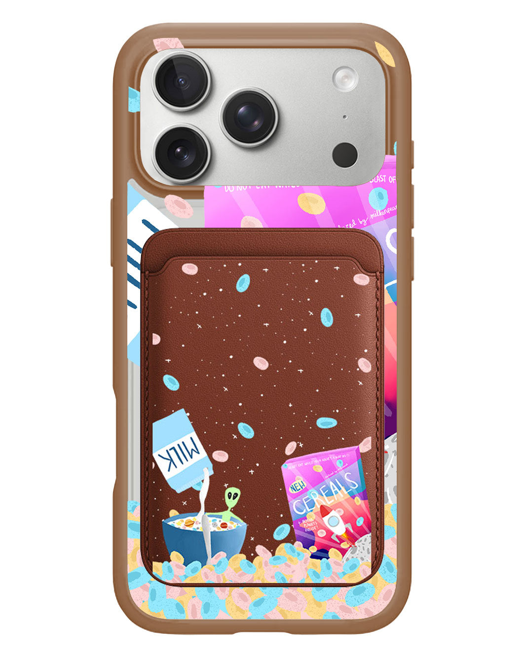 iPhone Magnetic Wallet Case - Cerealiens