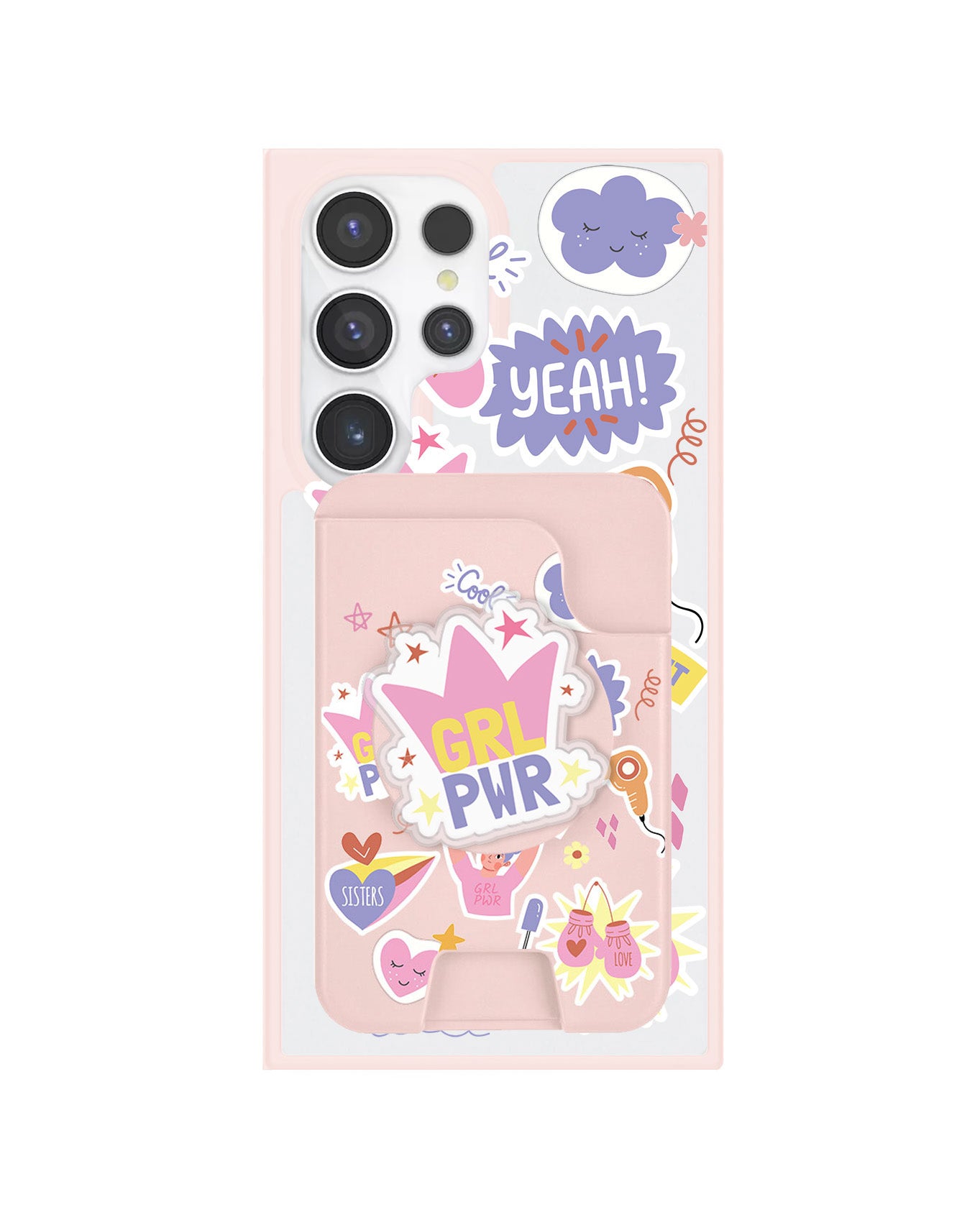 Android Magpop Wallet - Girl Power Sticker Pack