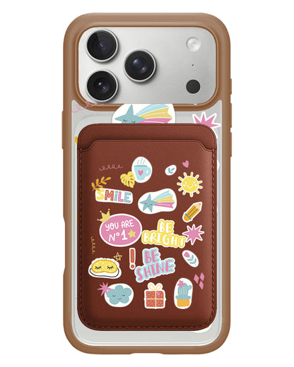 iPhone Magnetic Wallet Case - Self Love Sticker Pack 3.0