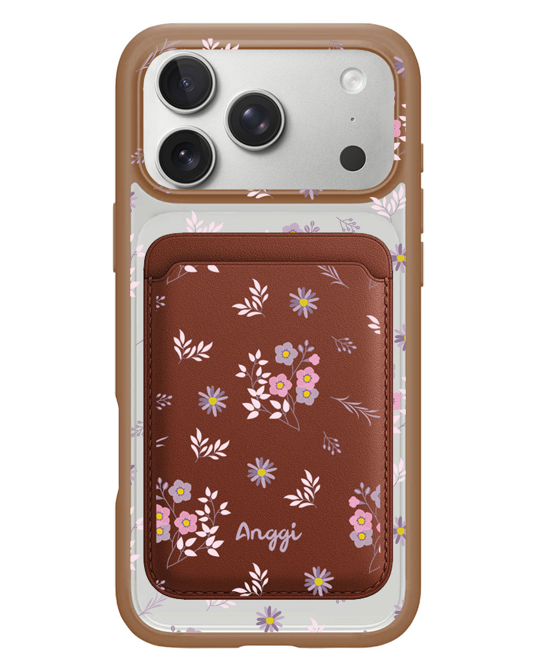 iPhone Magnetic Wallet Case - Cherry Blossom