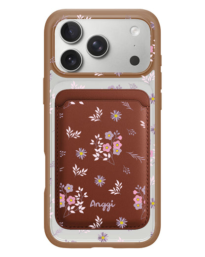 iPhone Magnetic Wallet Case - Cherry Blossom