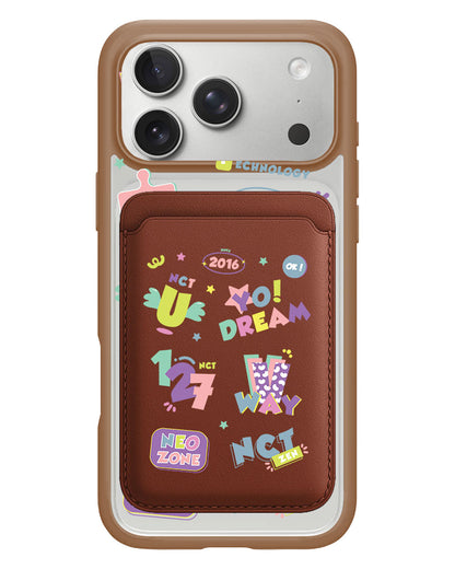iPhone Magnetic Wallet Case - NCT Sticker Pack