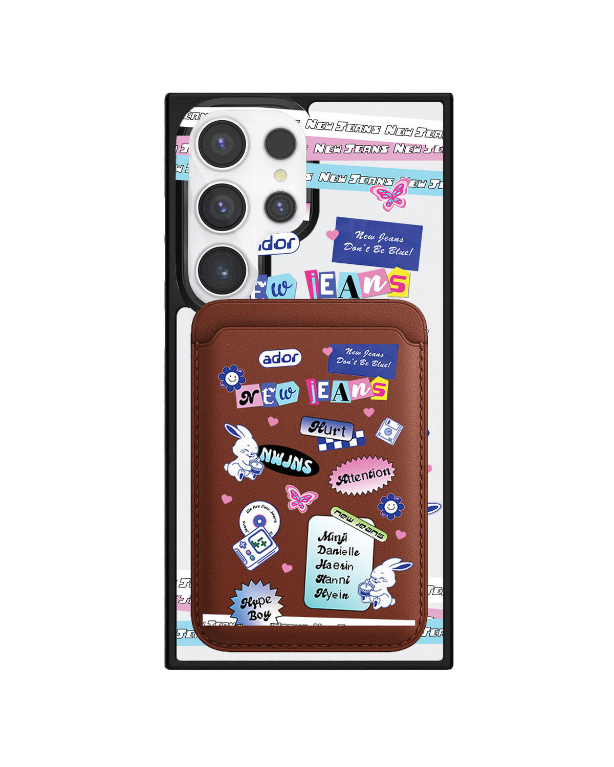 Android Magnetic Wallet Case - New Jeans Sticker