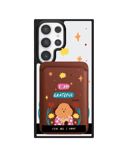 Android Magnetic Wallet Case - Kiku And The Cat