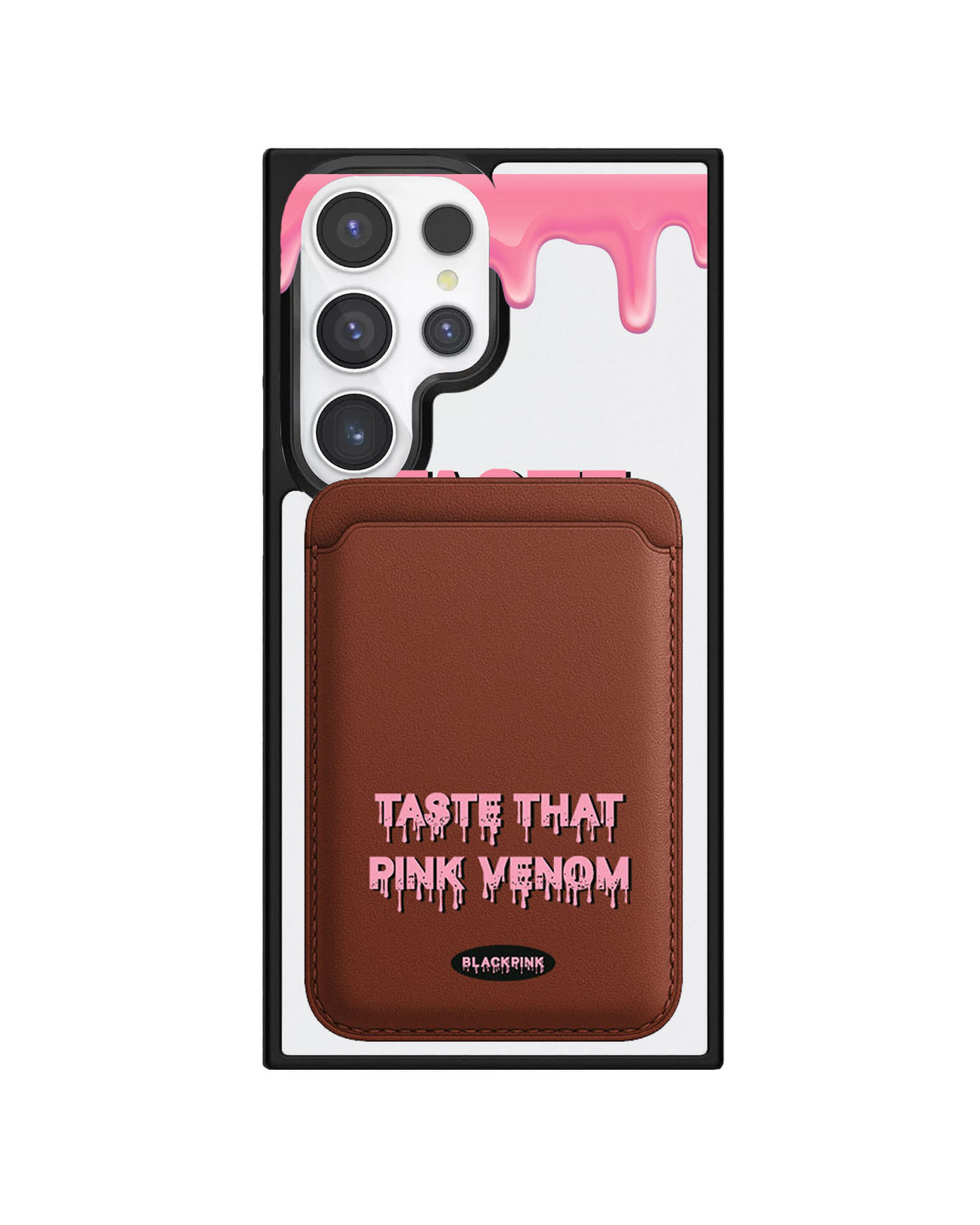 Android Magnetic Wallet Case - Pink Venom