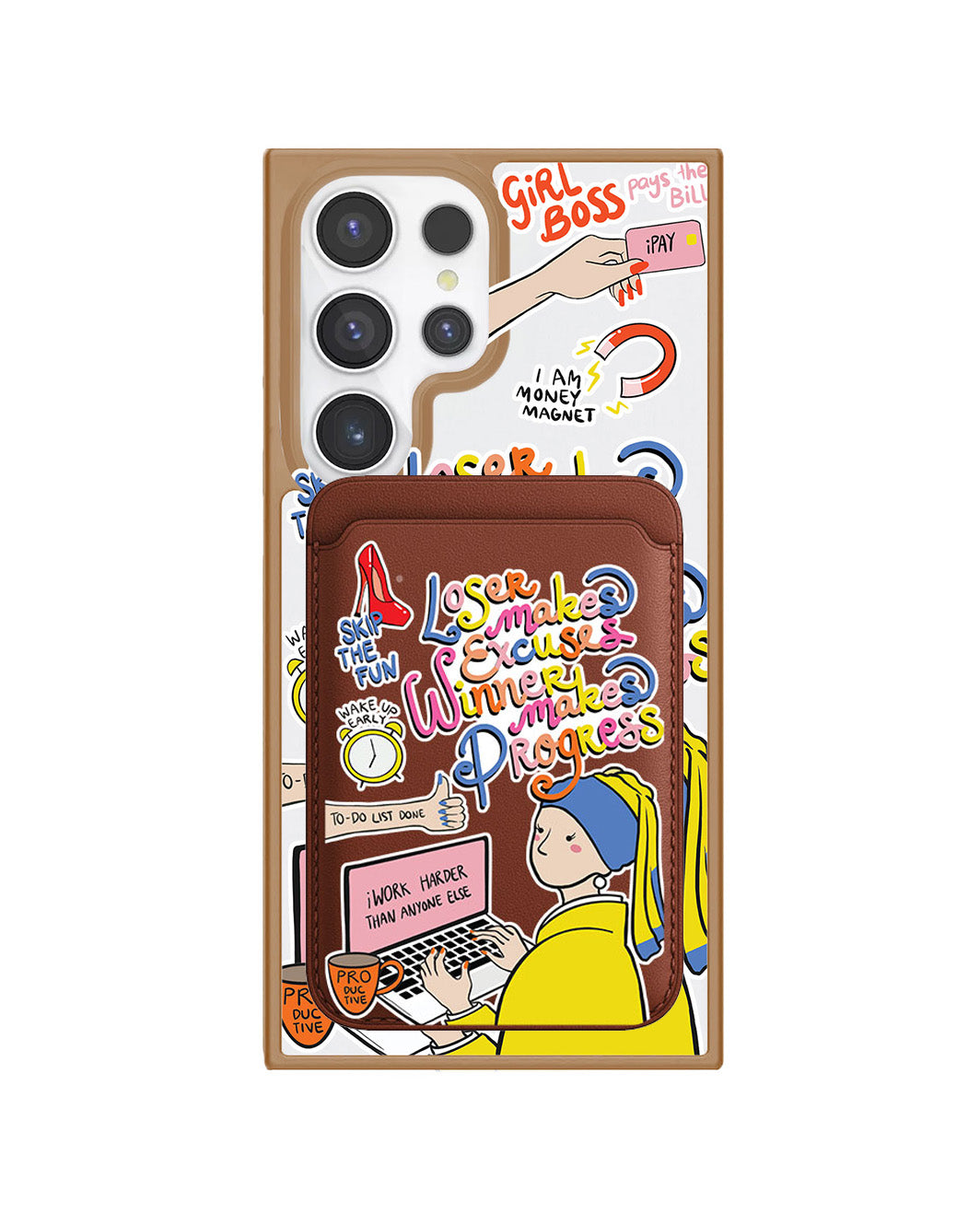Android Magnetic Wallet Case - Ambitch