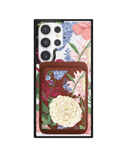 Android Magnetic Wallet Case - July Delphinium