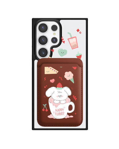 Android Magnetic Wallet Case - Happy Tummy