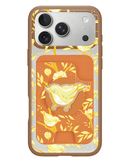 iPhone Magpop Wallet - Lovebird Monochrome 2.0