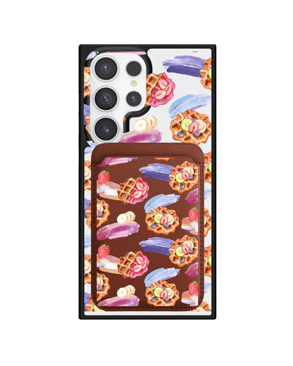 Android Magnetic Wallet Case - Waffles