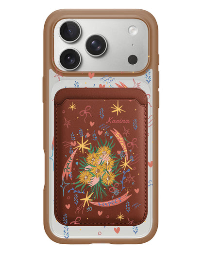 iPhone Magnetic Wallet Case - Peace