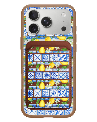 iPhone Magnetic Wallet Case - Majolica Firenze