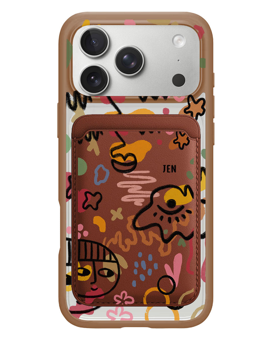 iPhone Magnetic Wallet Case - Abstract 3.0