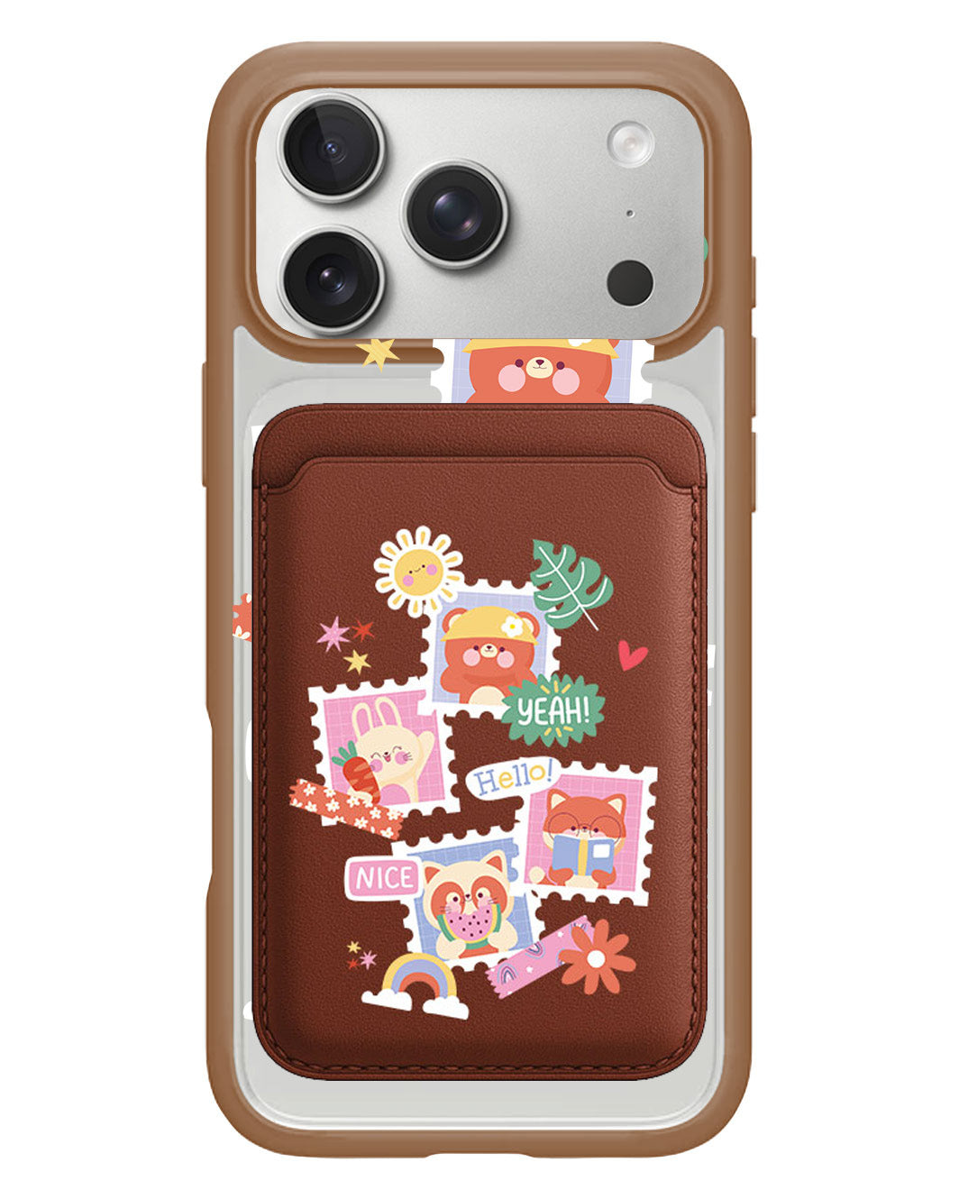 iPhone Magnetic Wallet Case - Animal Squad