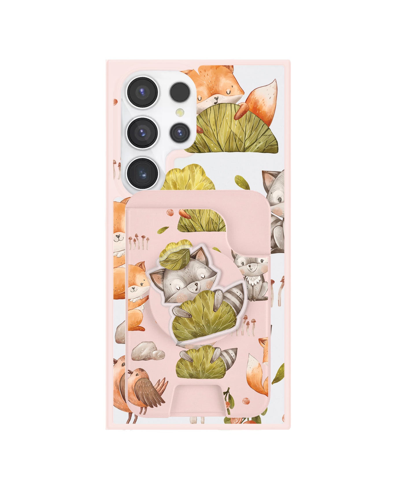 Android Magpop Wallet - Racoon And Friends
