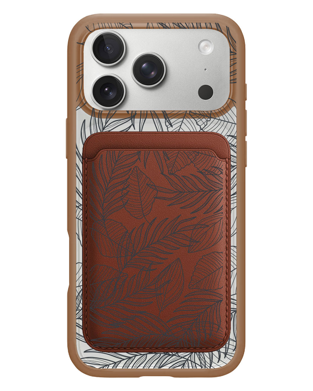 iPhone Magnetic Wallet Case - Sketchy Tropical 2.0