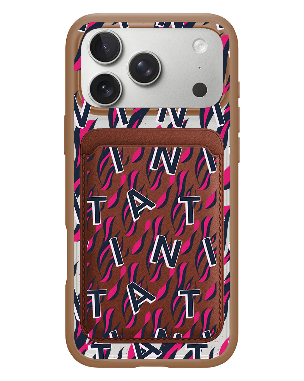 iPhone Magnetic Wallet Case - Tiger Monogram 2.0