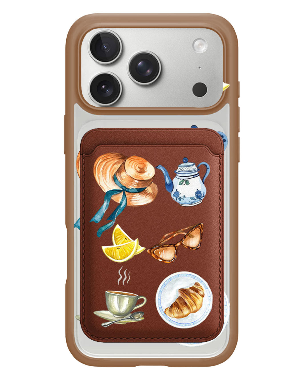 iPhone Magnetic Wallet Case - Afternoon Tea