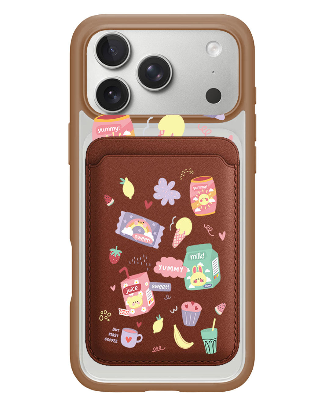 iPhone Magnetic Wallet Case - Sweet & Yummy