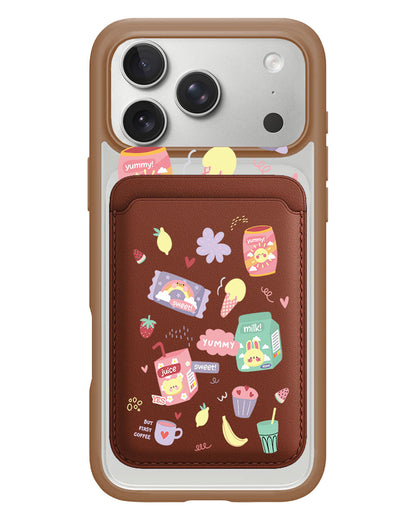 iPhone Magnetic Wallet Case - Sweet & Yummy