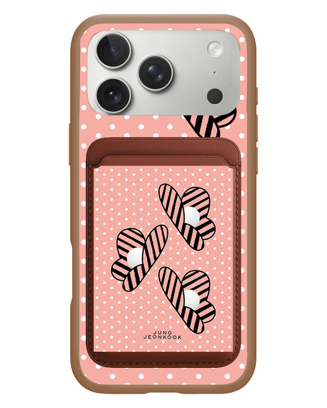 iPhone Magnetic Wallet Case - Pink Honey